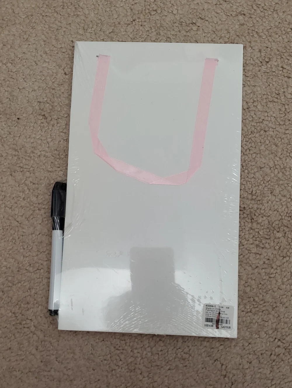 Claire's dry erase board